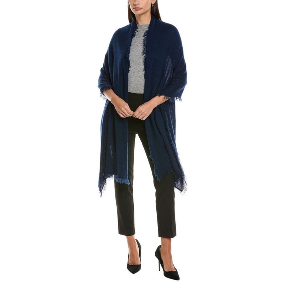 Forte Cashmere Fringe Cashmere Wrap